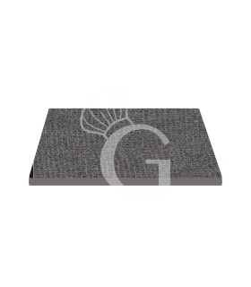Piano quadrato in stratificato HPL tex stone, 600x600 mm, spessore 10 mm