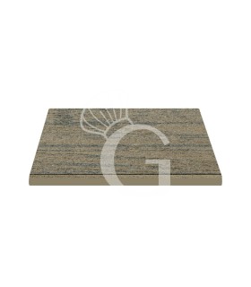 Piano quadrato in stratificato HPL blu wood, 600x600 mm, spessore 10 mm