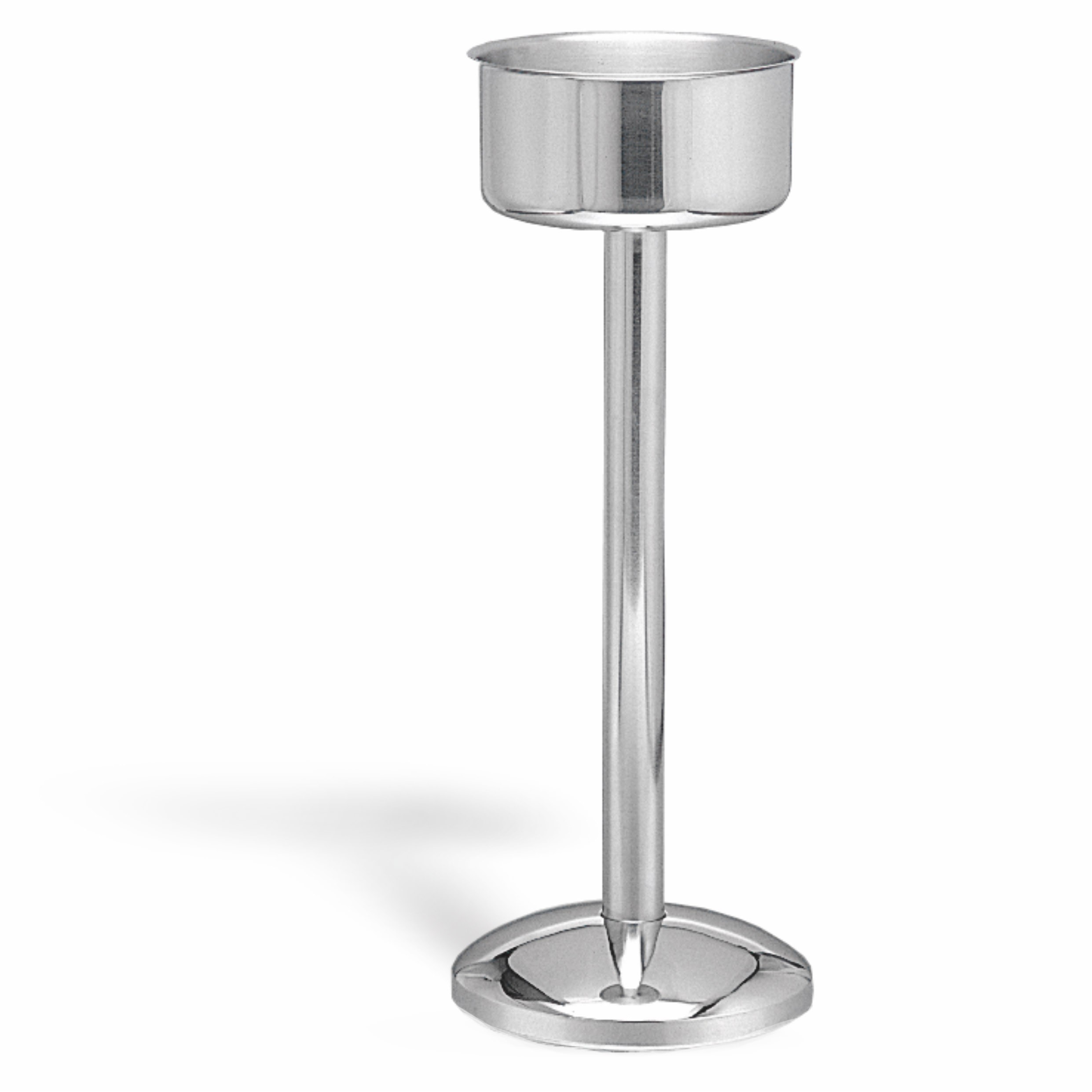 Piedistallo in inox per secchiello champagne 2 bottiglie diametro 220 mm x H 690 mm