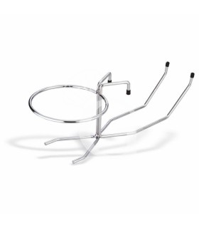 Supporto da tavolo in inox per secchiello champagne L 180 mm x P 520 mm x H 170 mm