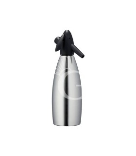 Sifone selz professionale inox con bottiglia in acciaio inox da 1 LT