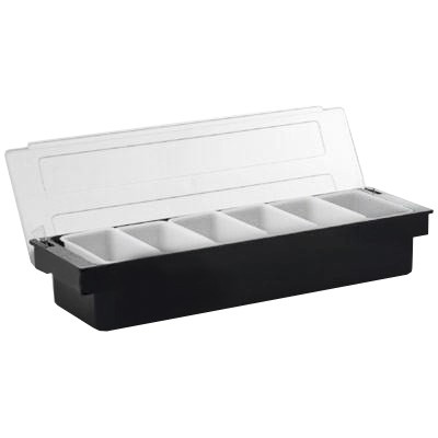 Portacondimenti in plastica 6 comparti