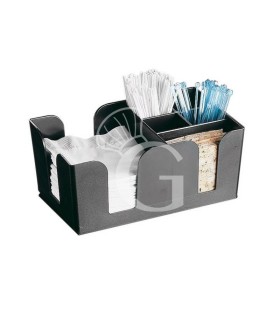 Portaoggetti da bar in plastica 5 comparti