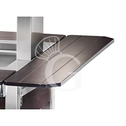 Mensola frontale, ribaltabile 4x1/1 GN con scorrivassoi