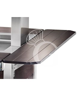 Mensola frontale, ribaltabile 4x1/1 GN con scorrivassoi