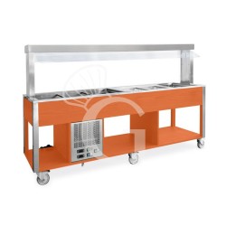 Carrello per buffet misto...