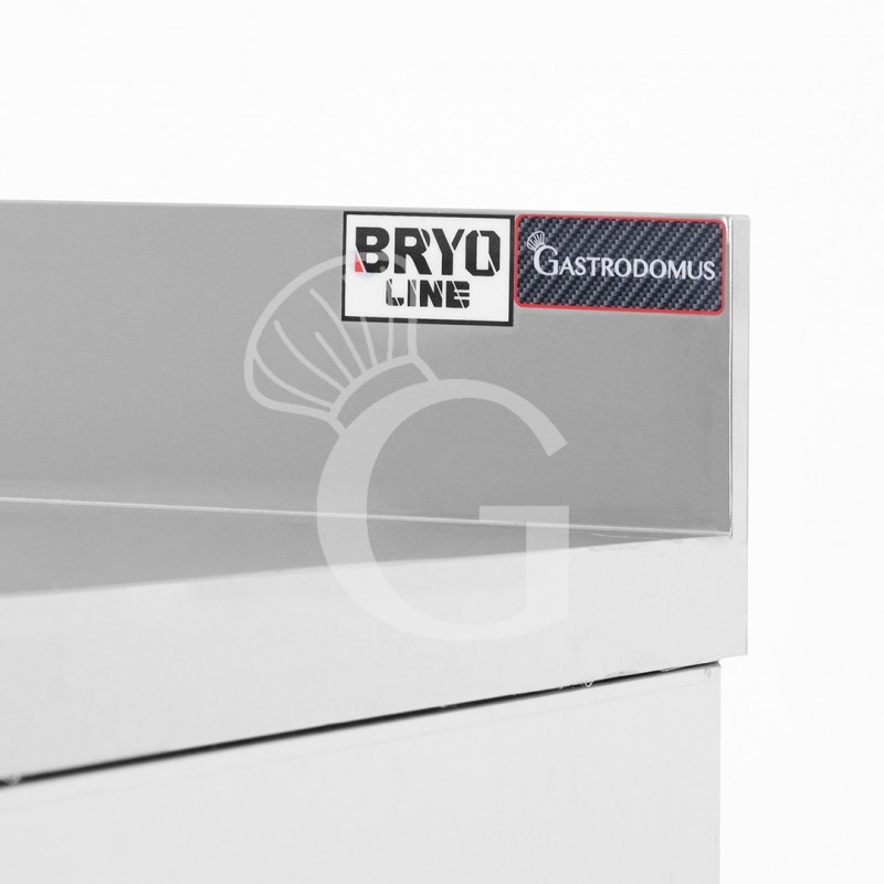 Cassettiera in acciaio inox con 2 cassetti, un cassettone, alzatina, L 500 x 600 x H 955 mm