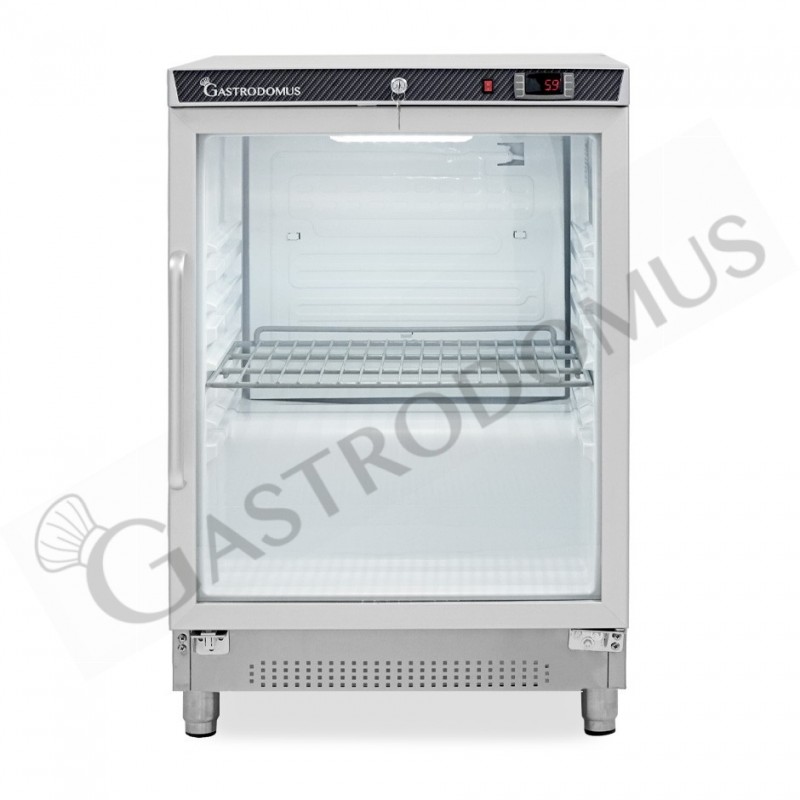 Armadio Refrigerato Statico in inox porta vetro -2°C/+8°C 103 LT