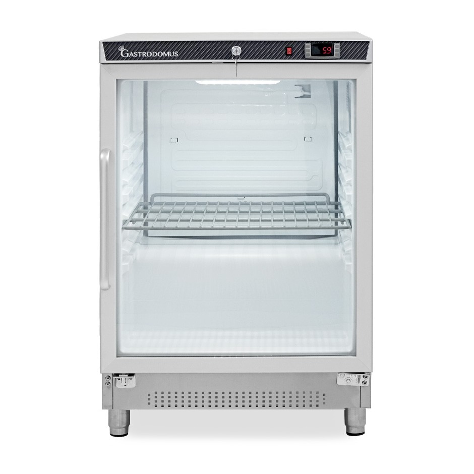 Armadio Refrigerato Statico in inox porta vetro -2°C/+8°C 103 LT