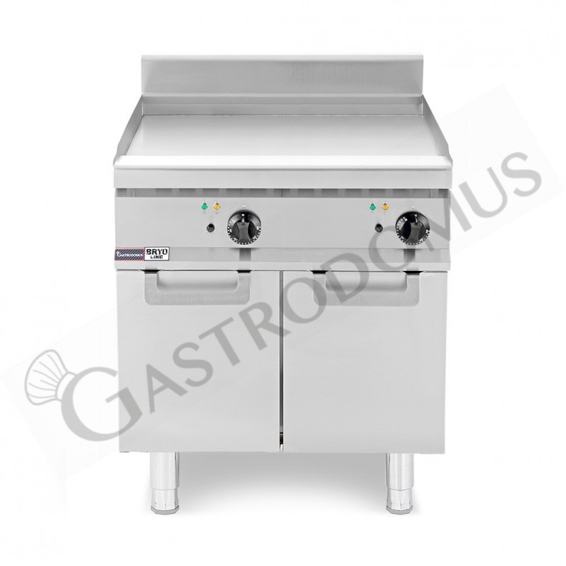 Fry Top elettrico su armadio chiuso piastra liscia singola P 700 mm Fry Top elettrico su armadio chiuso piastra liscia singola P 700 mm