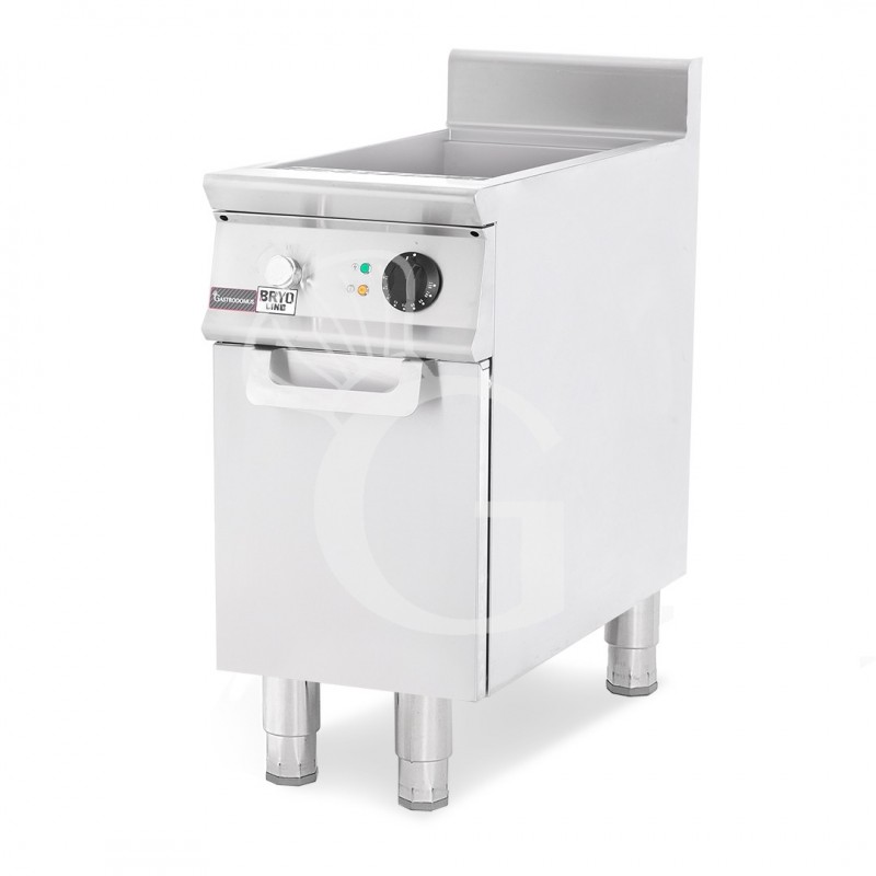 Cuocipasta professionale elettrico su mobile chiuso 1 vasca 40 LT