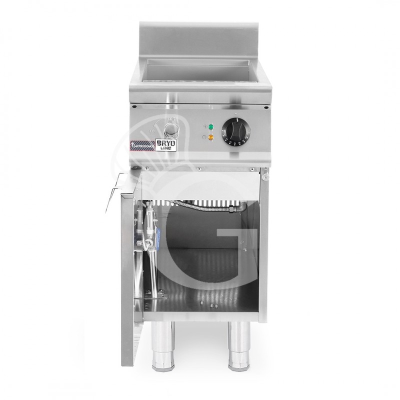 Cuocipasta professionale elettrico su mobile chiuso 1 vasca 40 LT