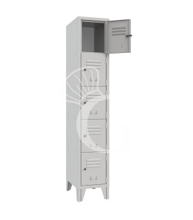 Armadio casellario monoblocco 5 posti, 322x500x1800 mm Colore standard RAL 7035