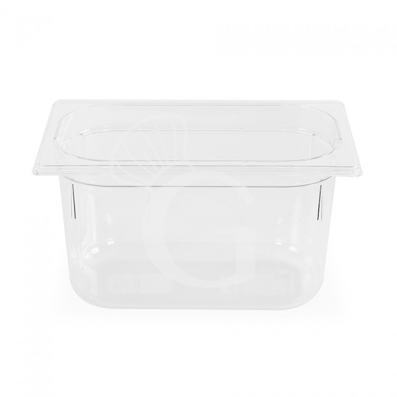 Contenitore impilabile GN1/4 in policarbonato - 265 mm x 162 mm x H 150 mm