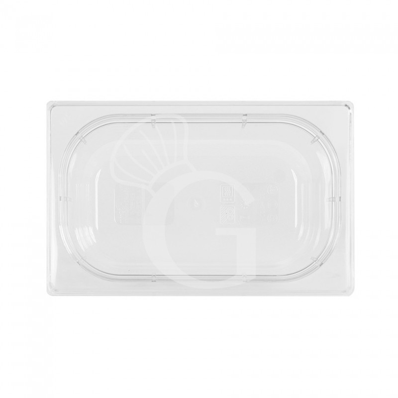 Contenitore impilabile GN1/4 in policarbonato - 265 mm x 162 mm x H 150 mm