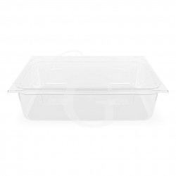 Contenitore impilabile GN1/1 in policarbonato - 530 mm x 325 mm x H 150 mm