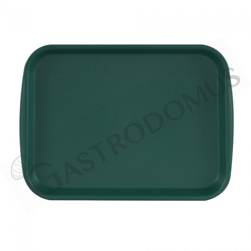 Vassoio rettangolare in polipropilene colore verde - dimensioni L 365 x P 270 mm Vassoio rettangolare in polipropilene colore verde - dimensioni L 365 x P 270 mm