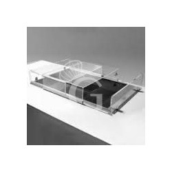 Copertura plexiglass con scorrevoli L1000