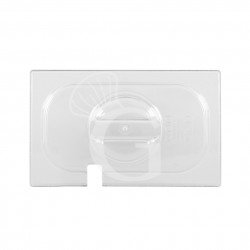 Coperchio con foro mestolo in policarbonato GN1/4 dimensioni L 265 x P 163 mm