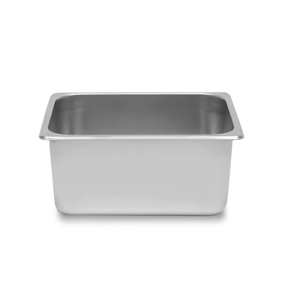 Bacinella in acciaio inox GN 1/2 L 325 mm x P 265 mm x H 150 mm
