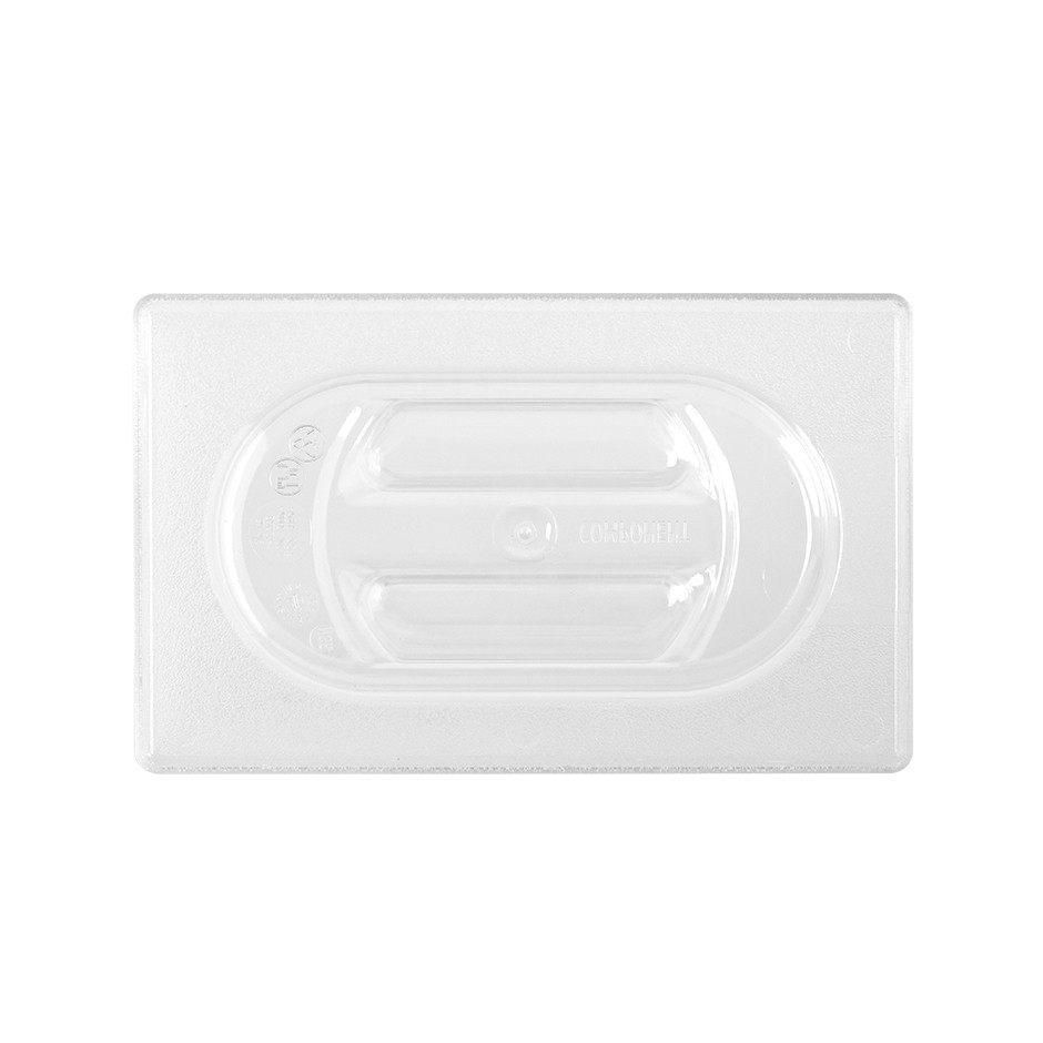 Coperchio in policarbonato GN1/9 dimensioni L 108 x P 176 mm