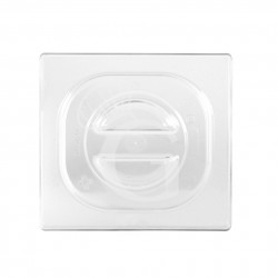 Coperchio in policarbonato GN1/6 dimensioni L 176 x P 162 mm