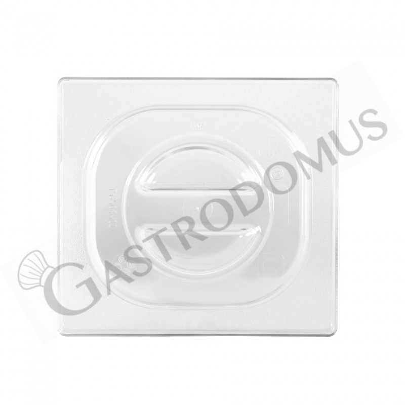 Coperchio in policarbonato GN1/6 dimensioni L 176 x P 162 mm Coperchio in policarbonato GN1/6 dimensioni L 176 x P 162 mm
