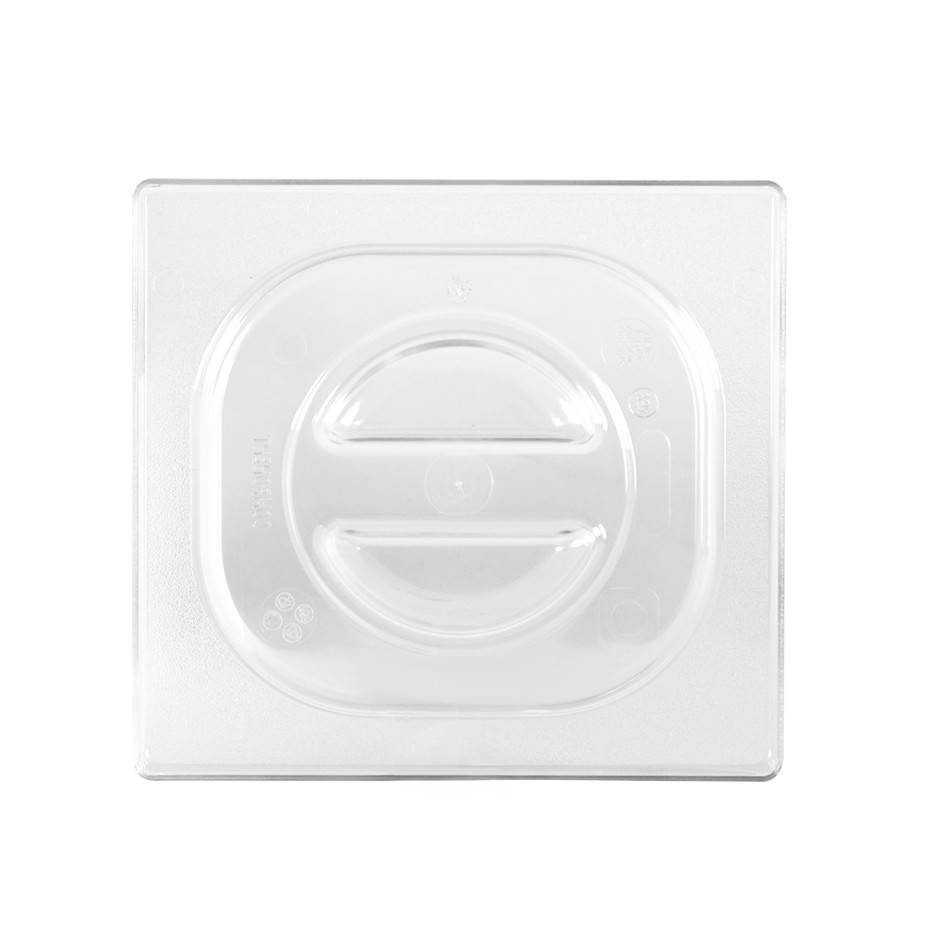 Coperchio in policarbonato GN1/6 dimensioni L 176 x P 162 mm