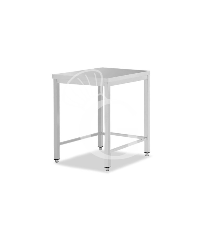 Tavolo inox L 500 mm x P 800 mm x H 850 mm