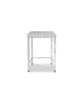 Tavolo inox L 500 mm x P 800 mm x H 850 mm