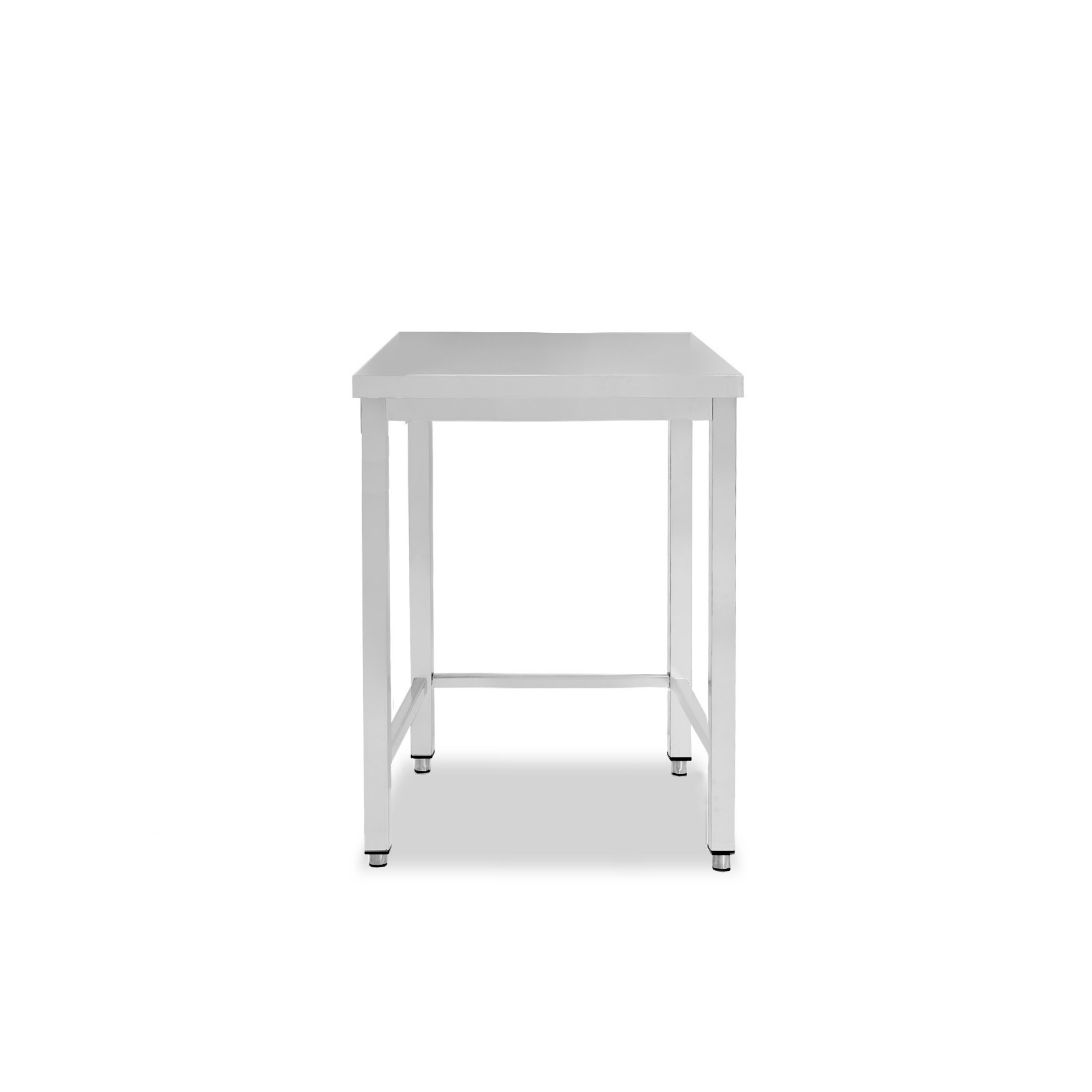 Tavolo inox L 500 mm x P 800 mm x H 850 mm