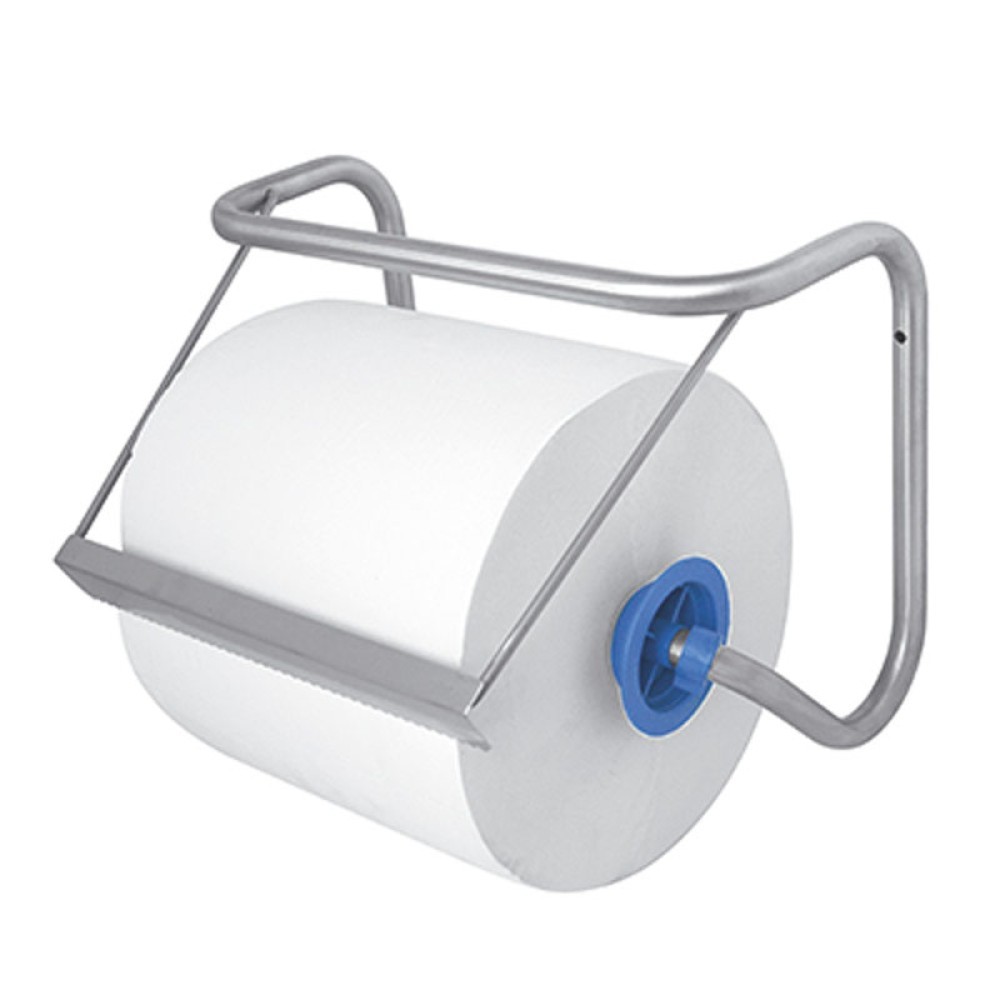 Distributore a muro di carta asciugamani in rotolo in inox L 380 mm x P 170 mm x H 260 mm