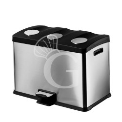 Pattumiera in acciaio inox...