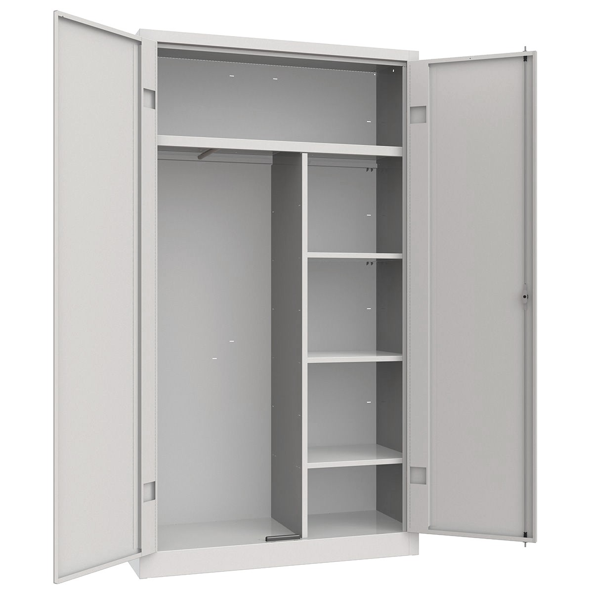 Armadio comunità monoblocco, 1000x400x1800 mm Colore standard RAL 7035