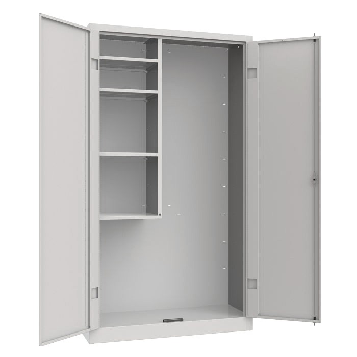Armadio portascope monoblocco, 1000x400x1800 mm Colore standard RAL 7035