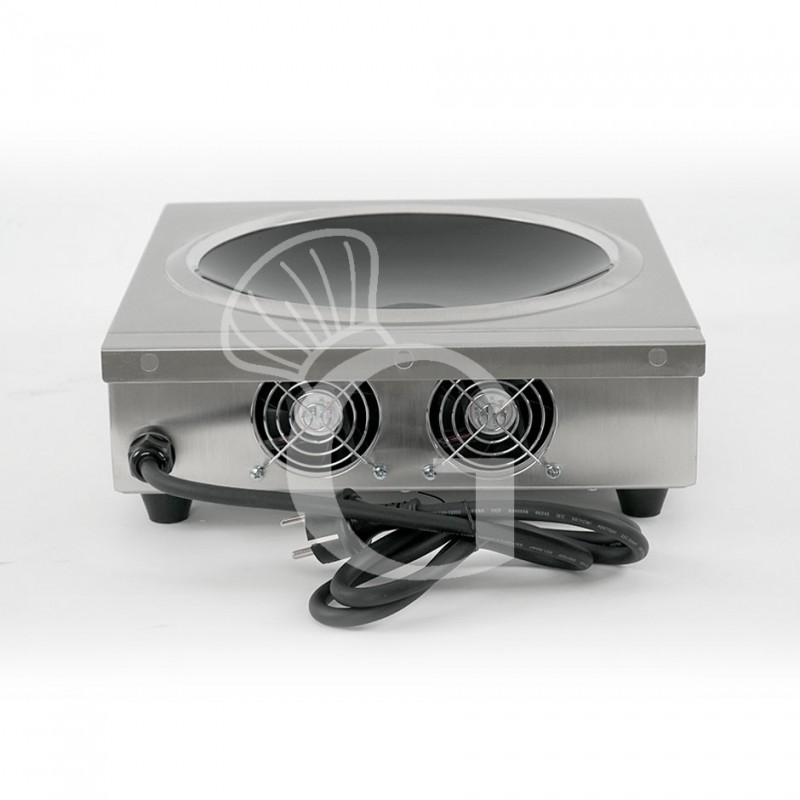 Wok a induzione 1 zona di cottura L 340 mm x P 440 mm x H 125 mm 3500 W