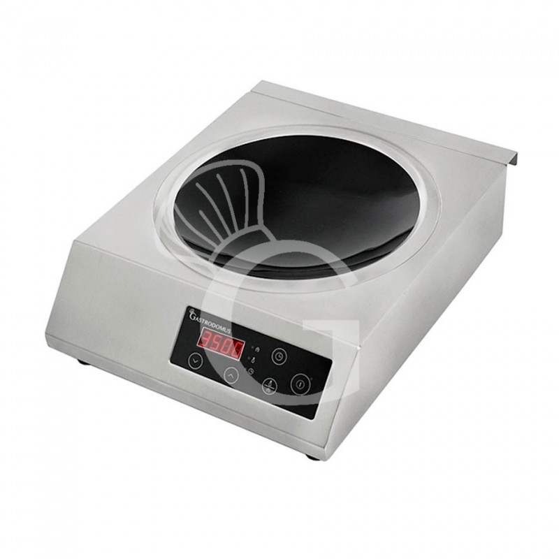 Wok a induzione 1 zona di cottura L 340 mm x P 440 mm x H 125 mm 3500 W