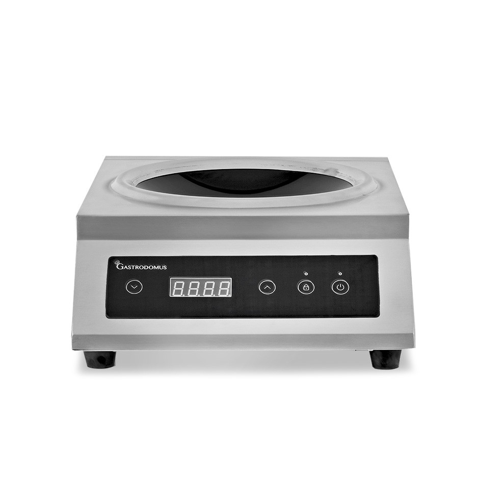 Wok a induzione 1 zona di cottura L 398 mm x P 530 mm x H 180 mm 5000 W