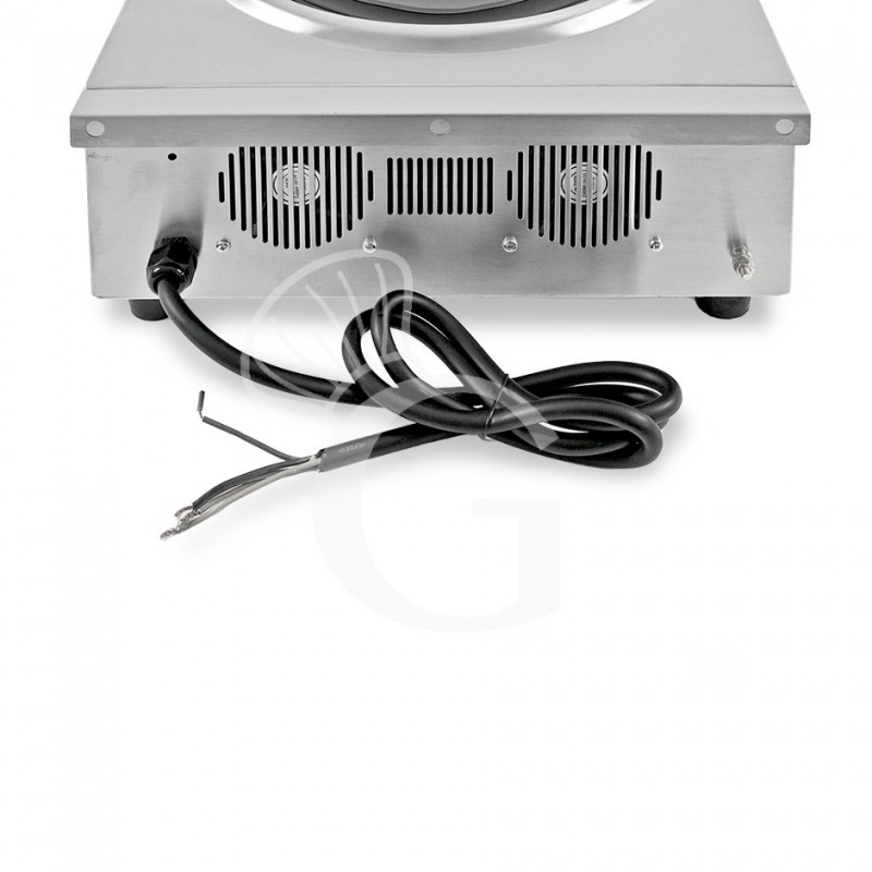 Wok a induzione 1 zona di cottura L 398 mm x P 530 mm x H 180 mm 5000 W