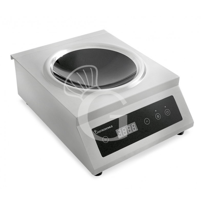 Wok a induzione 1 zona di cottura L 398 mm x P 530 mm x H 180 mm 5000 W