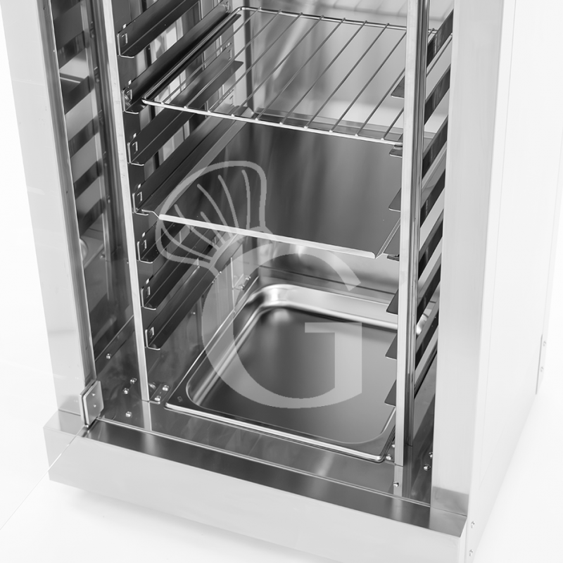 Lievitatore Pizza 8 teglie 460x340 o GN 2/3 L 605 mm x P 601 mm x H 940 mm