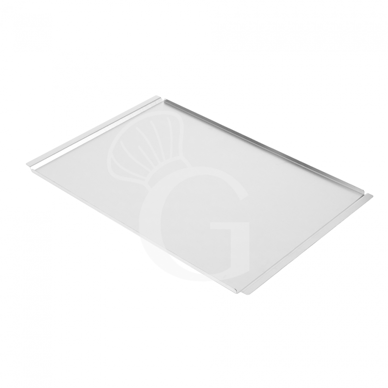Teglia in acciaio inox 600 mm x 400 mm H 10 mm