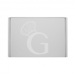 Teglia in acciaio inox 460 mm x 340 mm H 10 mm