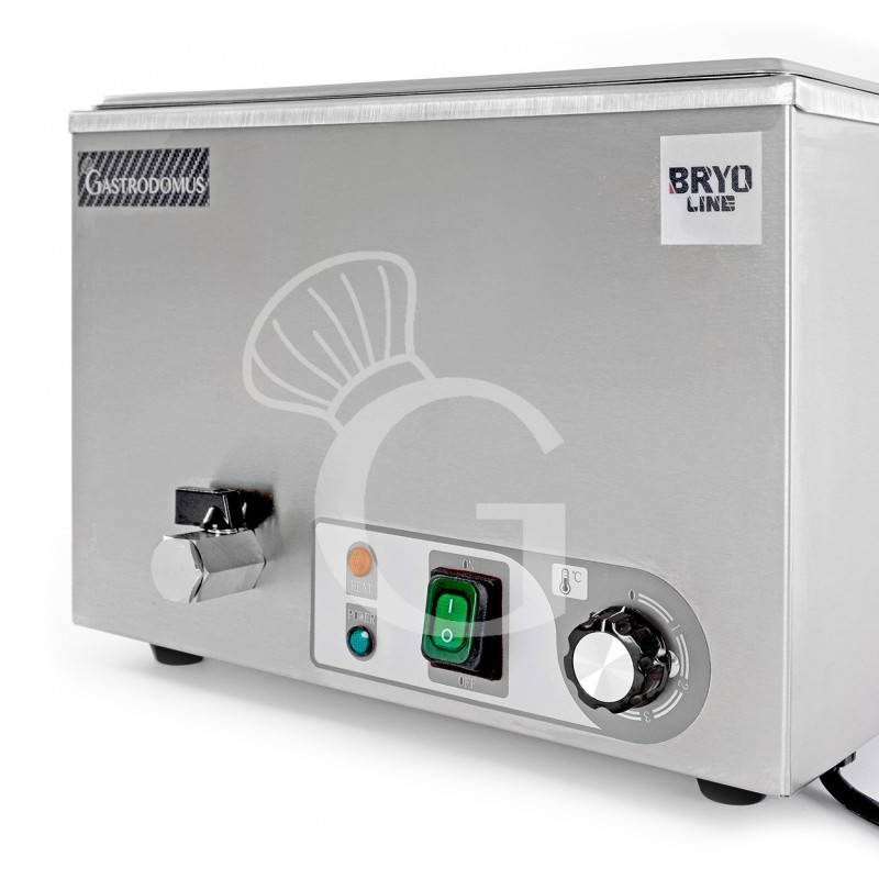 Tavola calda da banco con 3 bacinelle GN1/3 H 150 mm e coperchi inclusi