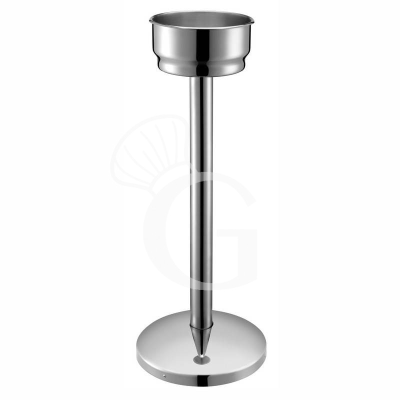 Piedistallo per cestello champagne in acciaio inox Ø180 x H 675 mm