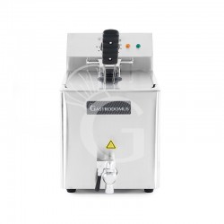 Friggitrice elettrica da banco 1 vasca 8 LT potenza 3.2 KW  Monofase