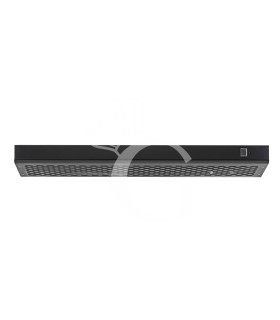Cappa inox colore nero per forno pizza - L 1500 mm x P 1355 mm x H 120 mm
