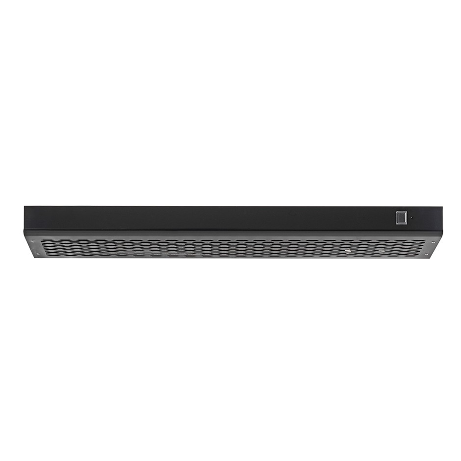 Cappa inox colore nero per forno pizza - L 1500 mm x P 1355 mm x H 120 mm