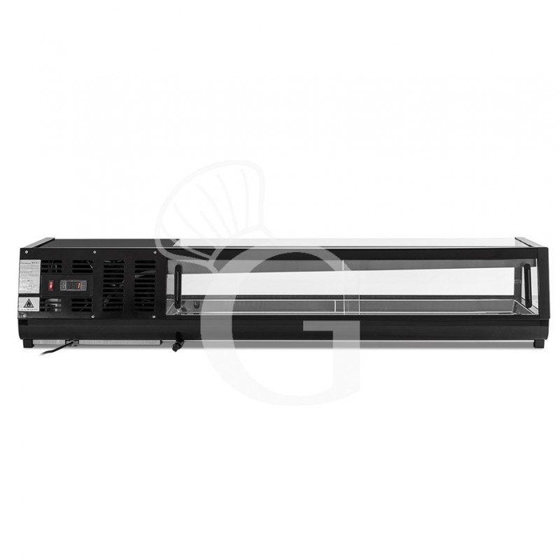 Vetrina sushi 6 bacinelle GN1/3 190 W L 1530 mm x P 425 mm x H 295 mm