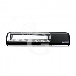 Vetrina sushi 6 bacinelle GN1/3 190 W L 1529 mm x P 420 mm x H 265 mm